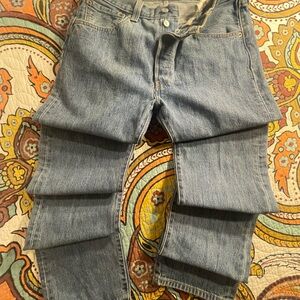 Classic 501s Blue Denim Jeans